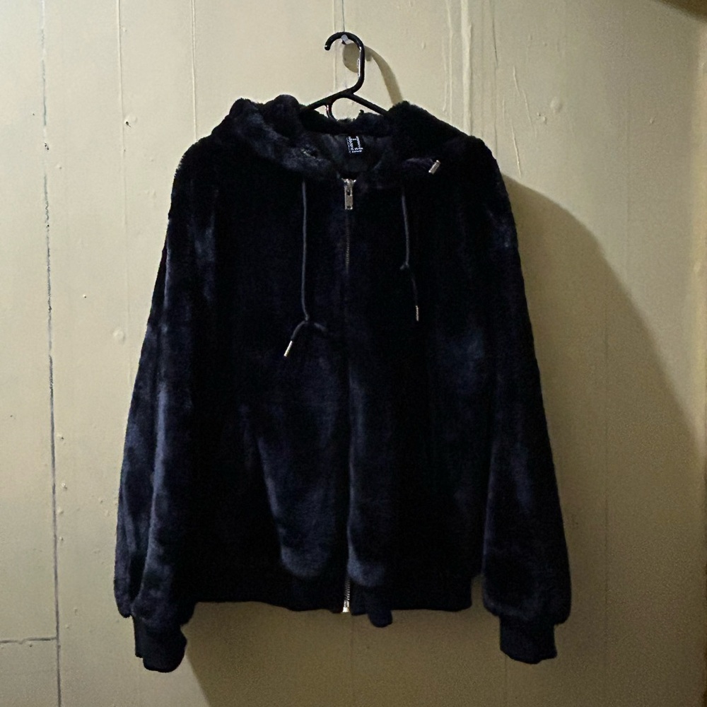 Faux Fur Bomber Jacket